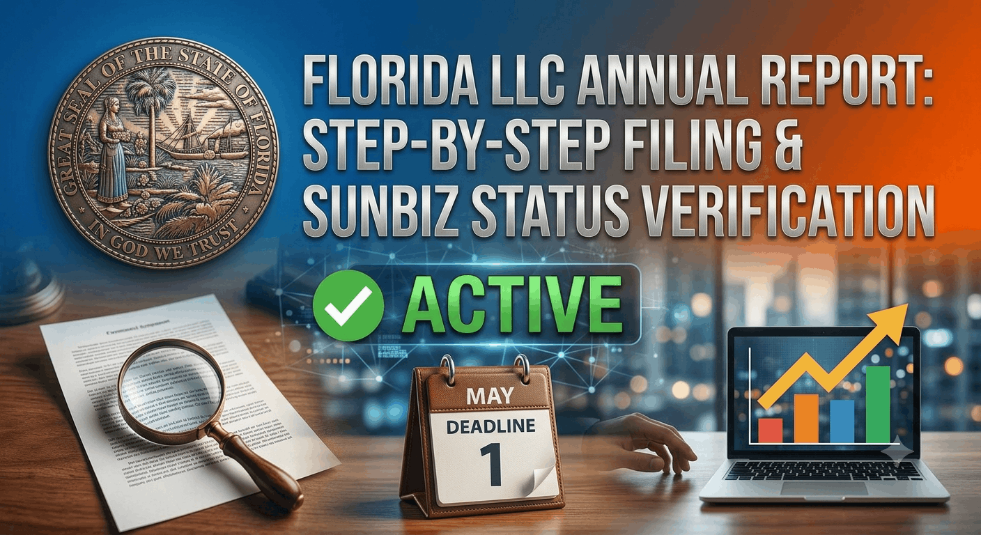How to Verify Your Sunbiz Status: Step-by-Step Florida LLC Annual Report Filing