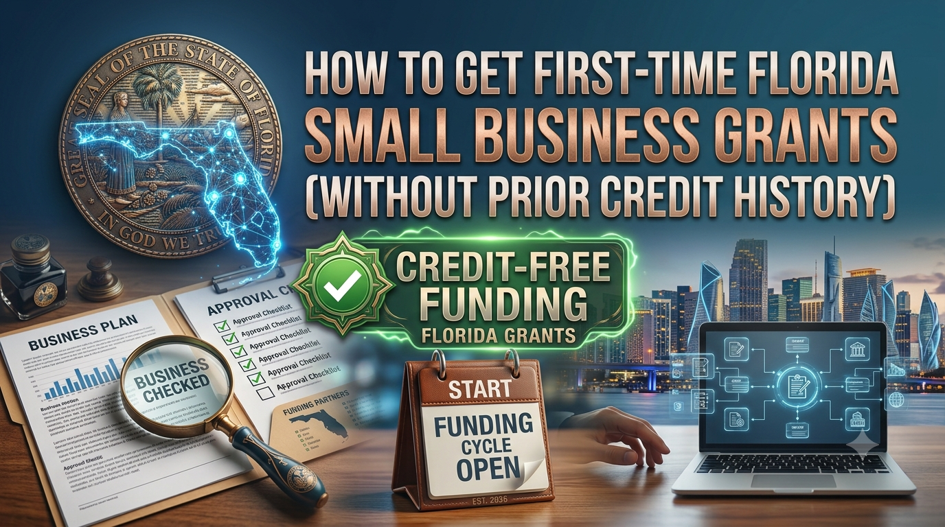 How to Get First-Time Small Business Grants in Florida (Without Prior Credit History)